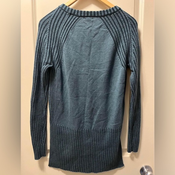 SmartWool Women's Medium Green Wool Blend Sweater - Picture 4 of 7